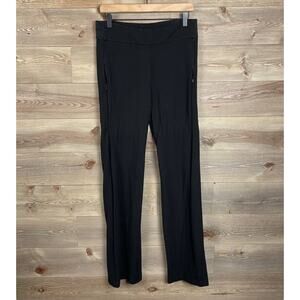 Betabrand Stretch Elasstic Waist Black Yoga Dress Pants